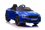 Kinderfahrzeug 24V Kinder Elektro Auto BMW M5 Competition Driftfunktion 13km/h Ledersitz EVA Gummiräder blau