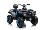 Kinderfahrzeug 24V XT HIGH POWER Kinder Elektro Auto Kinderquad Elektro Ledersitz EVA Gummiräder blau